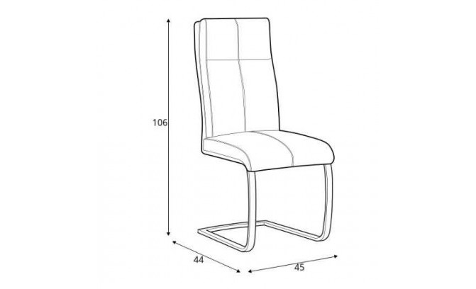 Krēsli YADGIR FORTE KR0140-MET-Y016